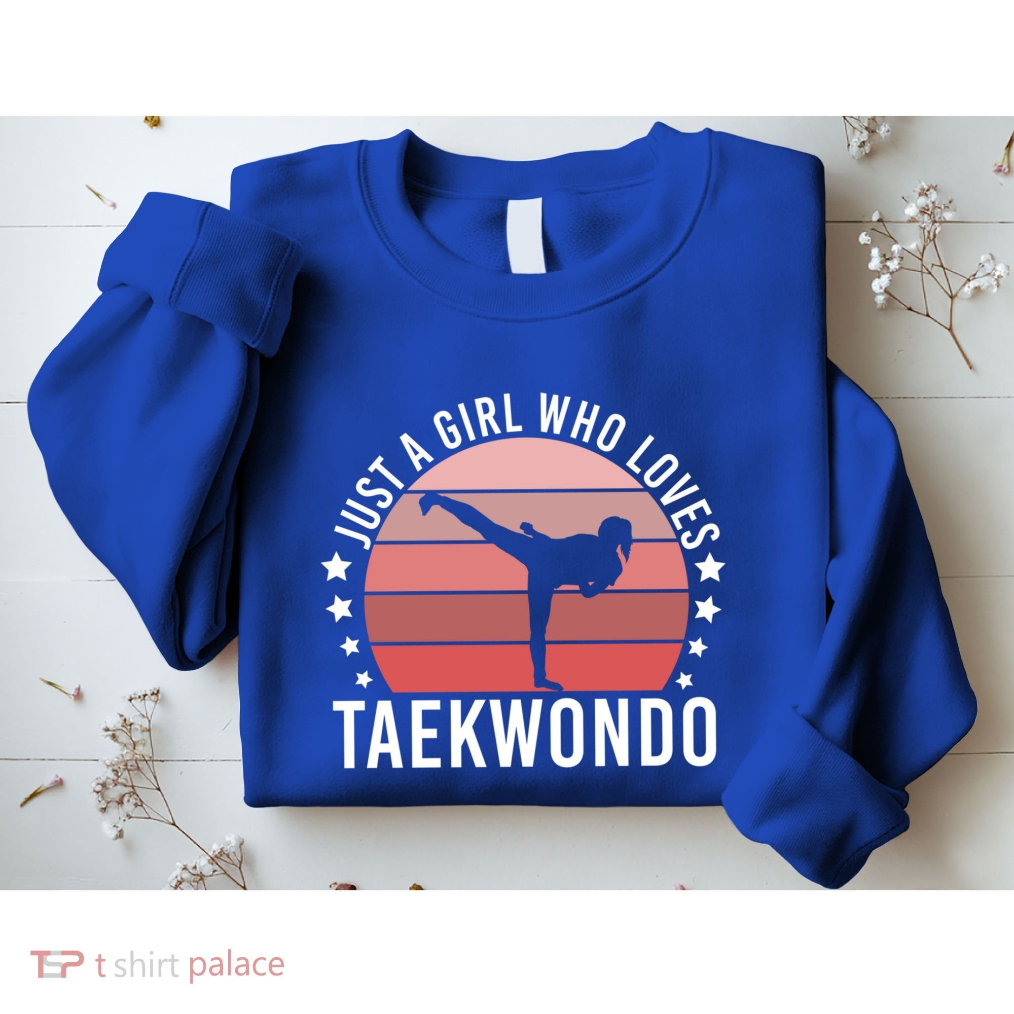 Just A Who Loves Taekwondo Gift Sweatshirt