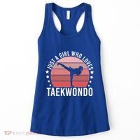 Just A Who Loves Taekwondo Gift Women's Tank Top thumb 0