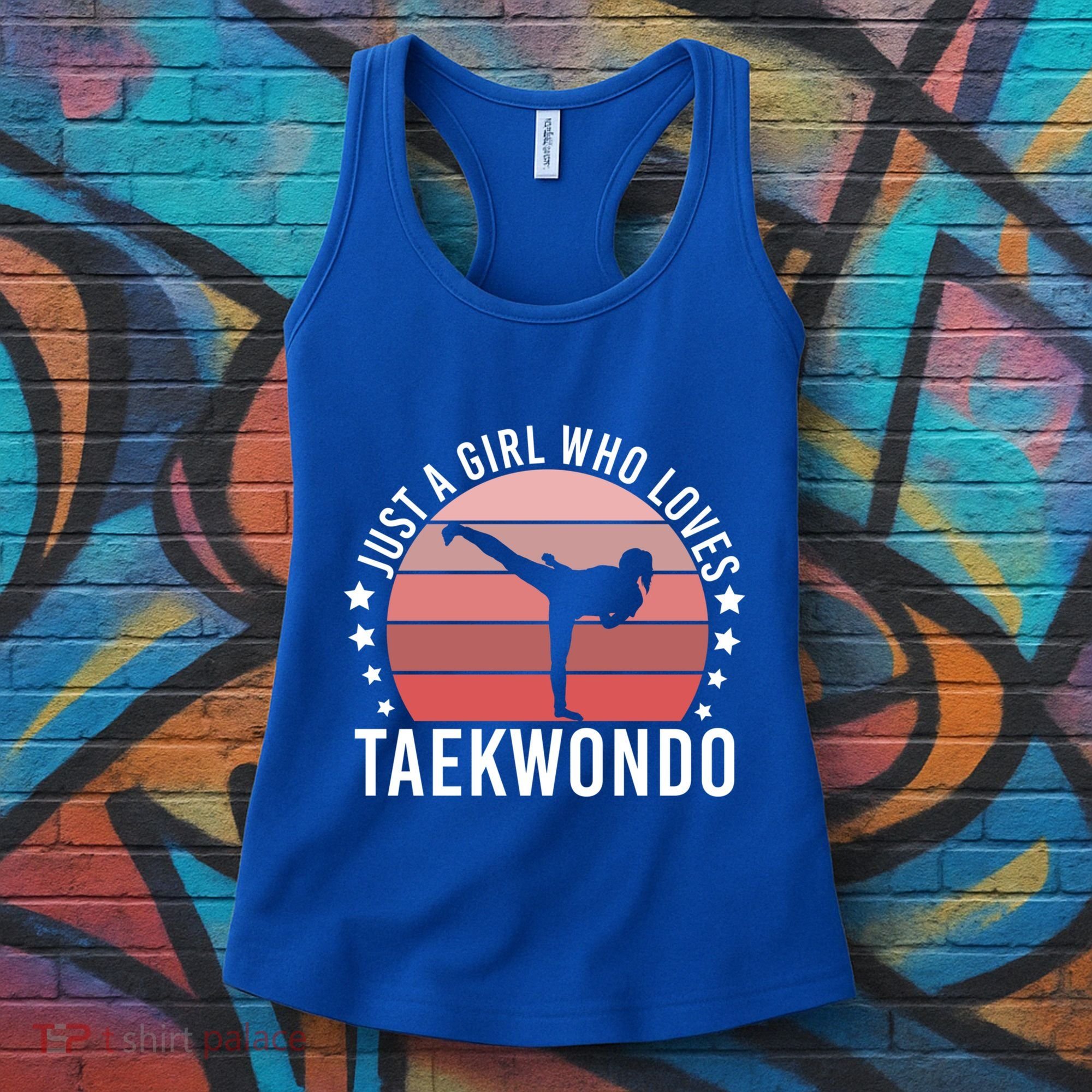 Just A Who Loves Taekwondo Gift Women's Tank Top