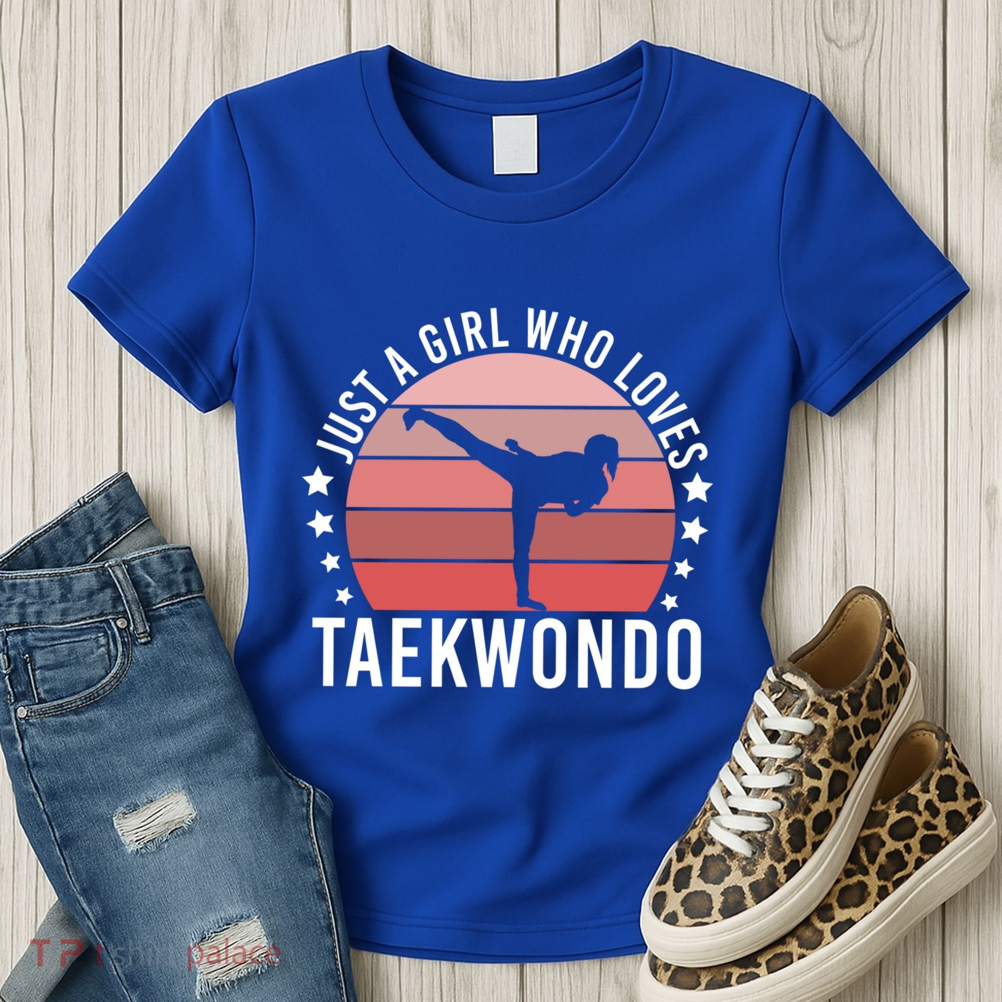 Just A Who Loves Taekwondo Gift Women's T-Shirt