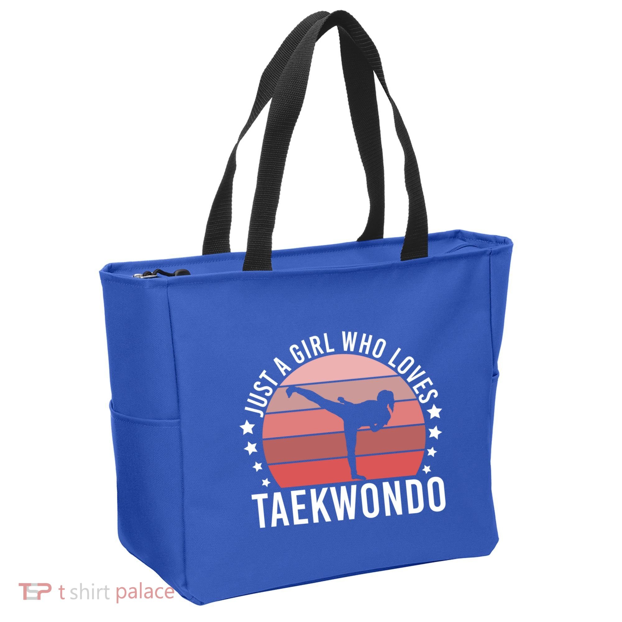 Just A Who Loves Taekwondo Gift Tote Bag