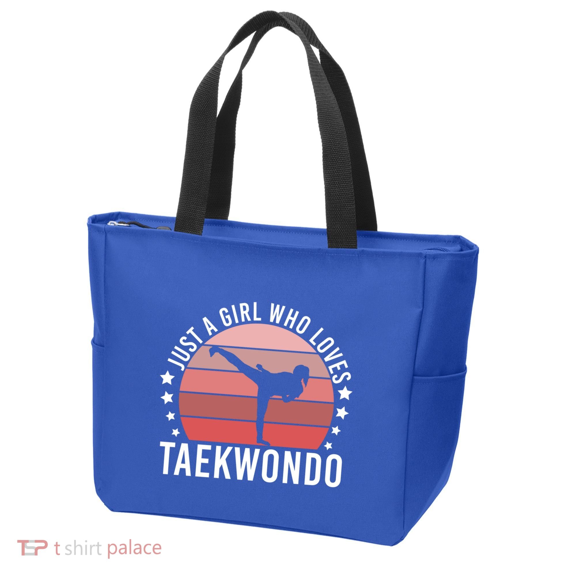 Just A Who Loves Taekwondo Gift Tote Bag