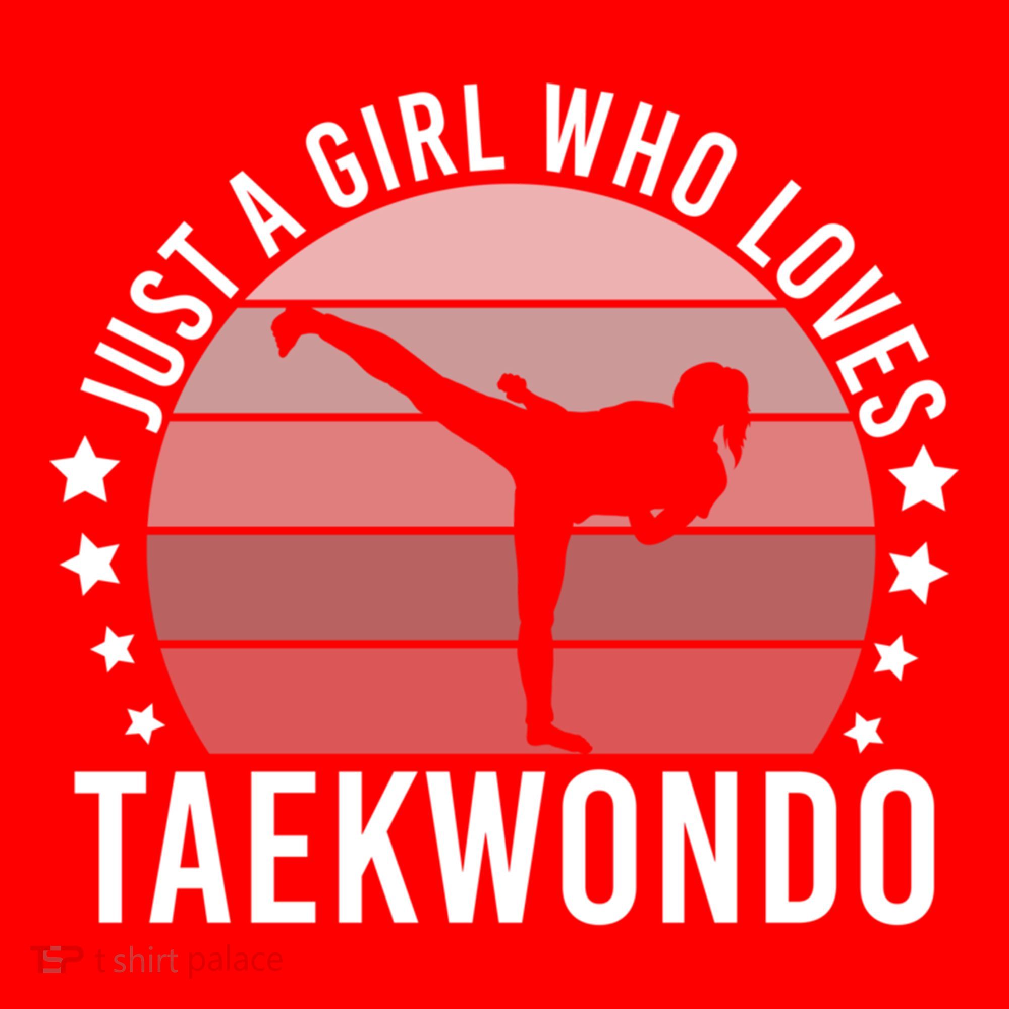Just A Who Loves Taekwondo Gift Santa Hat