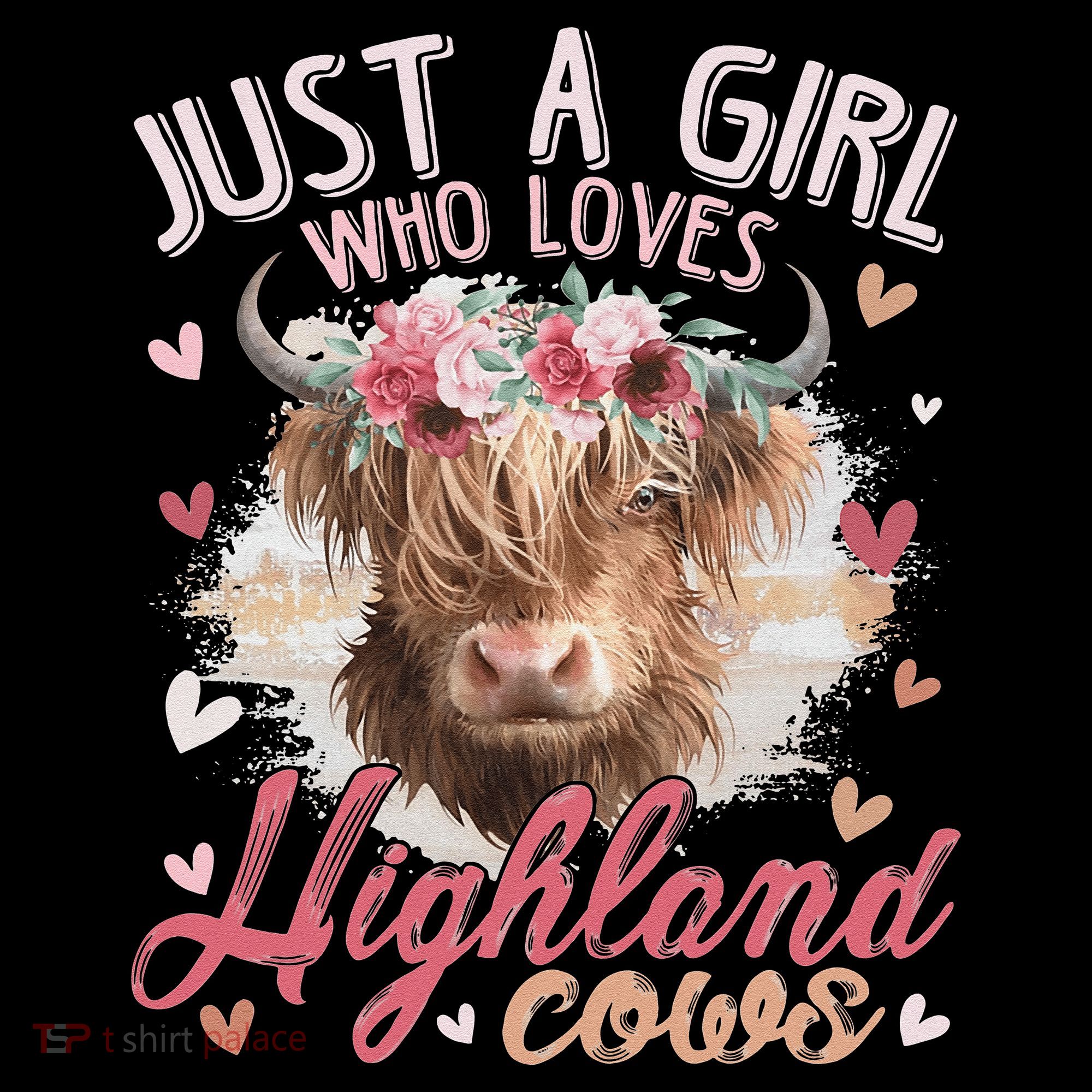 Just A Who Loves Scottish Highland Cows Women's Hoodie