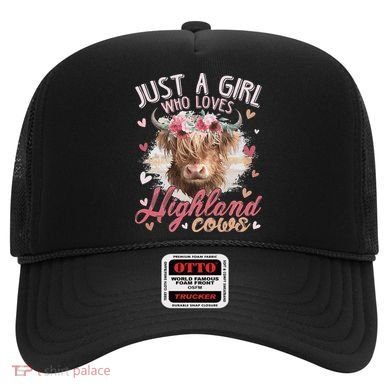 Just A Who Loves Scottish Highland Cows Hat