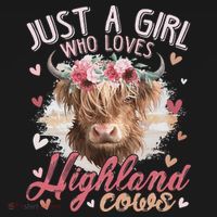 Just A Who Loves Scottish Highland Cows Visor thumb 3