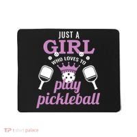 Just a Who Loves to Play Pickleball Funny Mousepad thumb 0