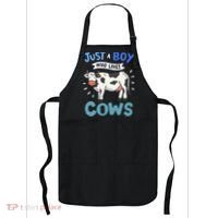 Just a  Who Loves Cows Funny Cows Lover Gift Apron thumb 0