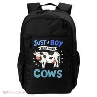 Just a  Who Loves Cows Funny Cows Lover Gift Backpack thumb 0