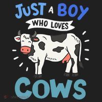 Just a  Who Loves Cows Funny Cows Lover Gift Beanie thumb 2