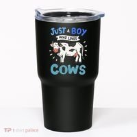 Just a  Who Loves Cows Funny Cows Lover Gift Tumbler thumb 0