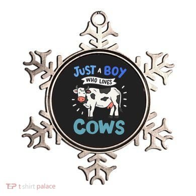 Just a  Who Loves Cows Funny Cows Lover Gift Ornament