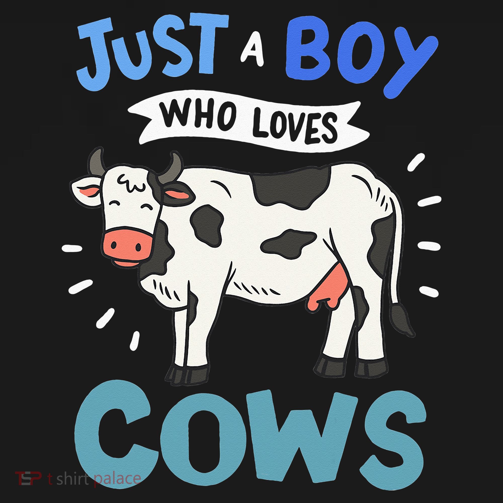 Just a  Who Loves Cows Funny Cows Lover Gift Tank Top