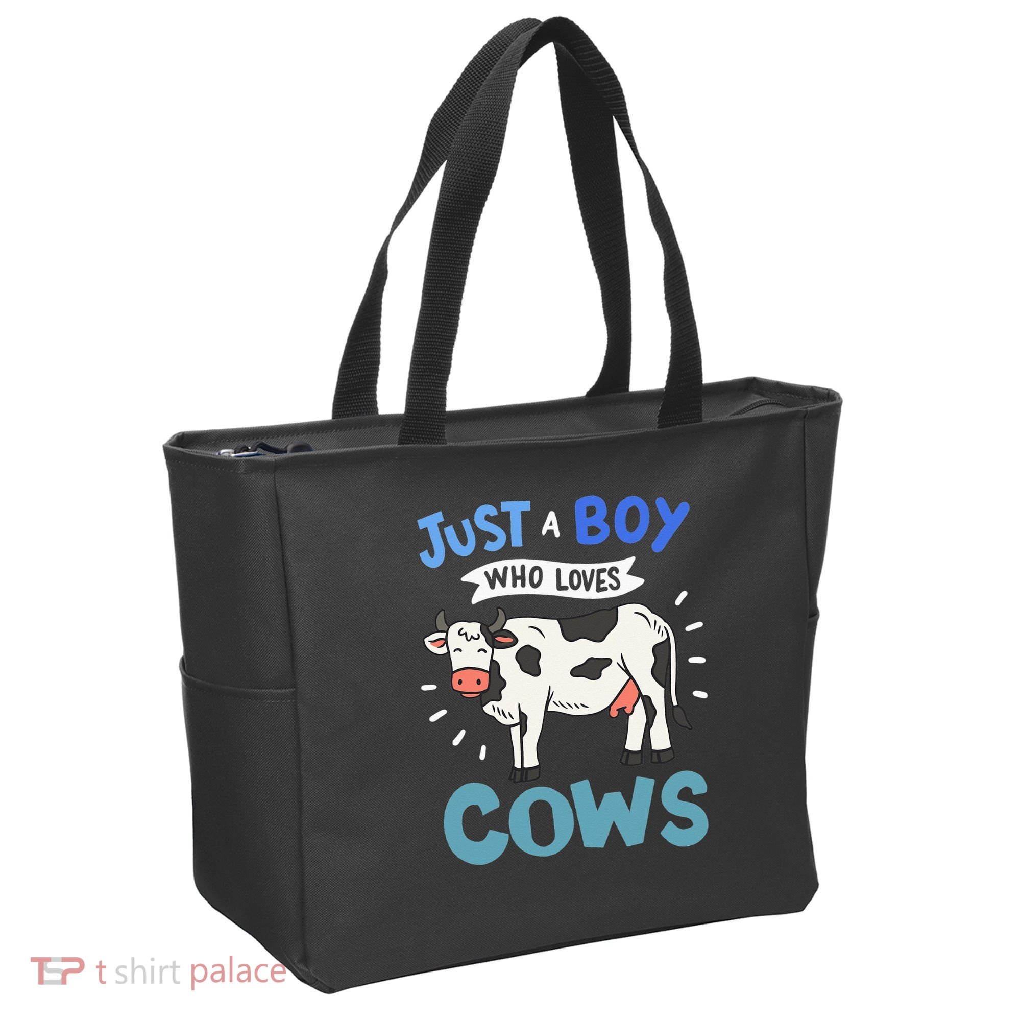 Just a  Who Loves Cows Funny Cows Lover Gift Tote Bag