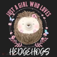 Just A Who Loves Hedgehogs Forest Animal Cute Hedgehog Gift Women's Sweatshirt thumb 2