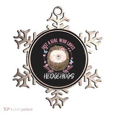 Just A Who Loves Hedgehogs Forest Animal Cute Hedgehog Gift Ornament