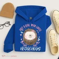 Just A Who Loves Hedgehogs Forest Animal Cute Hedgehog Gift Hoodie thumb 4
