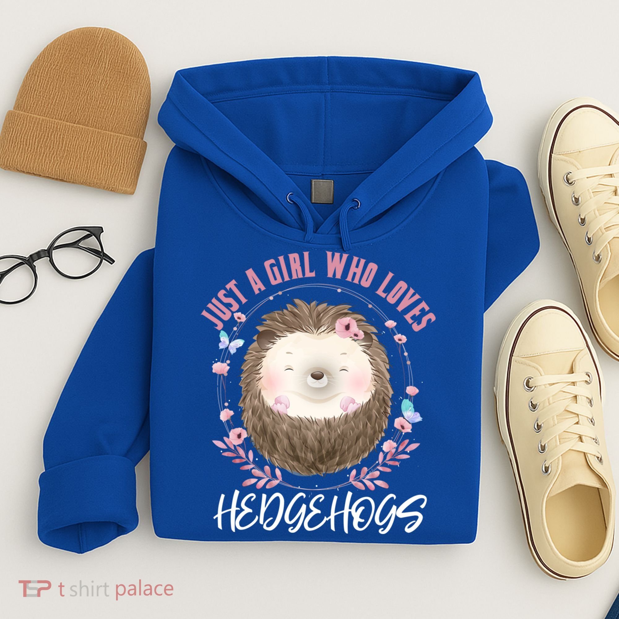 Just A Who Loves Hedgehogs Forest Animal Cute Hedgehog Gift Hoodie