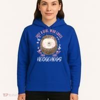 Just A Who Loves Hedgehogs Forest Animal Cute Hedgehog Gift Hoodie thumb 5