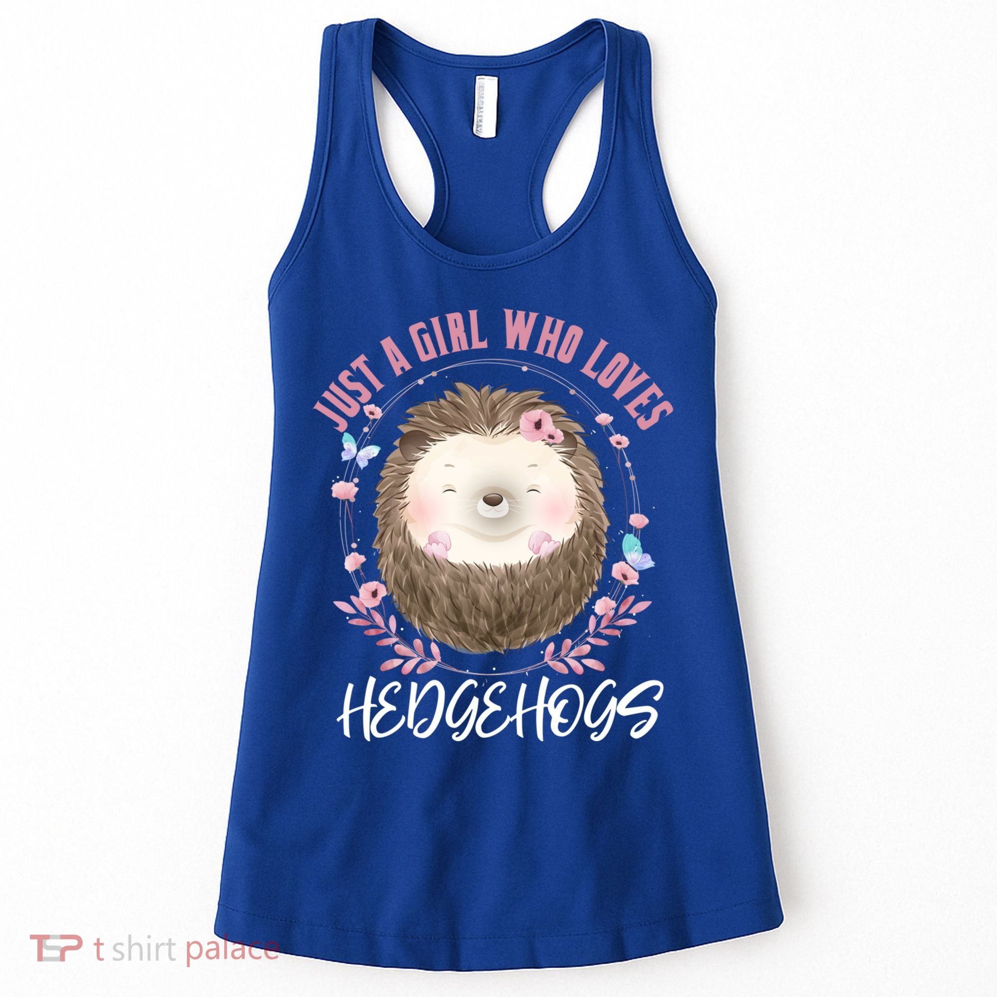 Just A Who Loves Hedgehogs Forest Animal Cute Hedgehog Gift Women's Tank Top