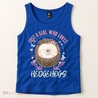 Just A Who Loves Hedgehogs Forest Animal Cute Hedgehog Gift Tank Top thumb 2