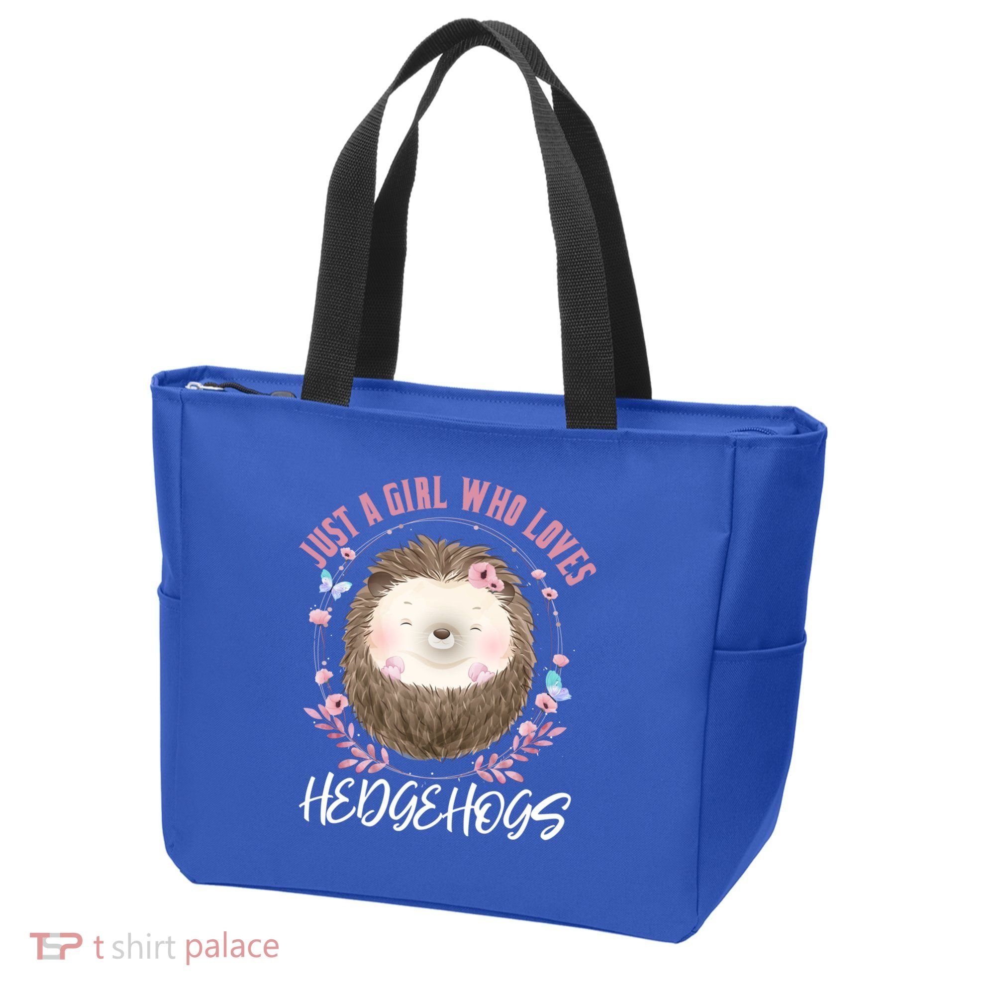Just A Who Loves Hedgehogs Forest Animal Cute Hedgehog Gift Tote Bag