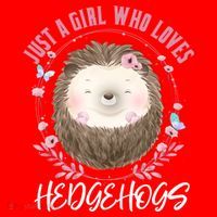 Just A Who Loves Hedgehogs Forest Animal Cute Hedgehog Gift Santa Hat thumb 1