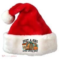 Just A Who Loves Fall Pumpkin Spice Leopard Coffee Cup Gift Santa Hat thumb 0