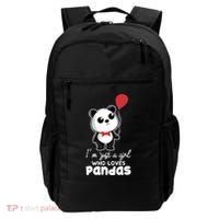 Just A Who Loves Pandas Panda Meaningful Gift Funny Gift Backpack thumb 0