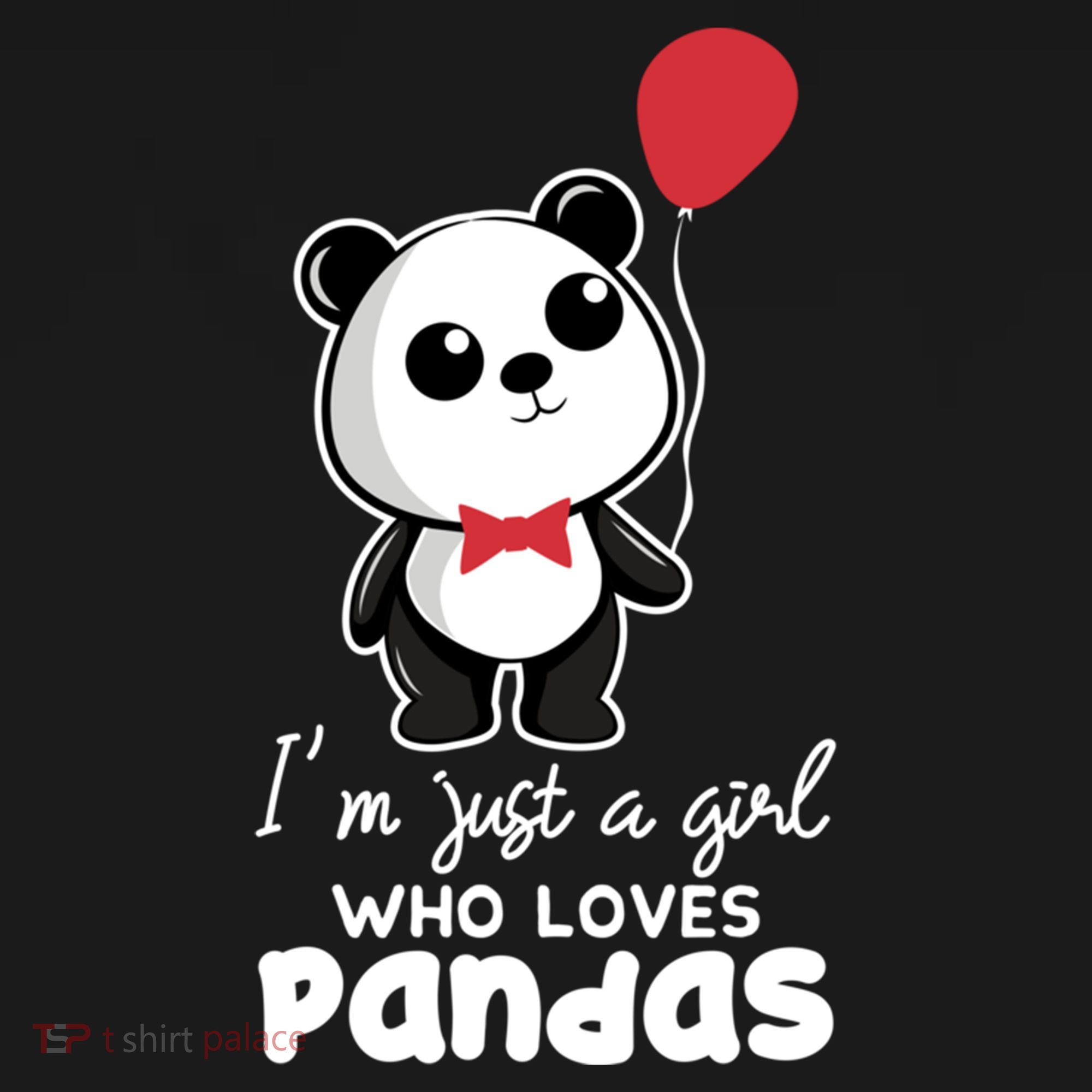 Just A Who Loves Pandas Panda Meaningful Gift Funny Gift Women's Hoodie
