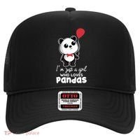 Just A Who Loves Pandas Panda Meaningful Gift Funny Gift Hat thumb 0