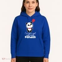 Just A Who Loves Pandas Panda Meaningful Gift Funny Gift Hoodie thumb 5