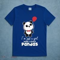 Just A Who Loves Pandas Panda Meaningful Gift Funny Gift T-Shirt thumb 5
