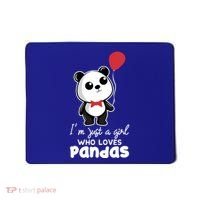 Just A Who Loves Pandas Panda Meaningful Gift Funny Gift Mousepad thumb 0