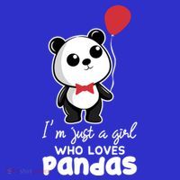 Just A Who Loves Pandas Panda Meaningful Gift Funny Gift Mousepad thumb 1