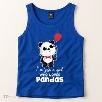 Just A Who Loves Pandas Panda Meaningful Gift Funny Gift Tank Top thumb 2
