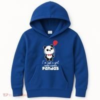Just A Who Loves Pandas Panda Meaningful Gift Funny Gift Kids Hoodie thumb 0