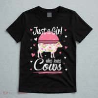 Just a  Who Loves Cows Farm  Funny Cow T-Shirt thumb 5