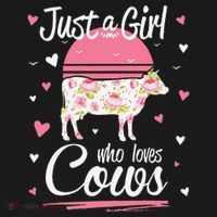 Just a  Who Loves Cows Farm  Funny Cow Coaster thumb 2