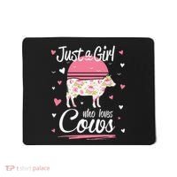 Just a  Who Loves Cows Farm  Funny Cow Mousepad thumb 0