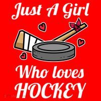 Just A Who Loves Hockey Ice Hockey Jersey Meaningful Gift Santa Hat thumb 1