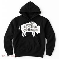 Just A  Who Loves Buffaloes Buffalo Bison Lover  Hoodie thumb 0