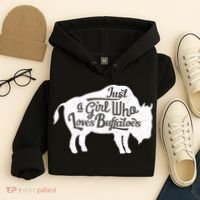 Just A  Who Loves Buffaloes Buffalo Bison Lover  Hoodie thumb 4