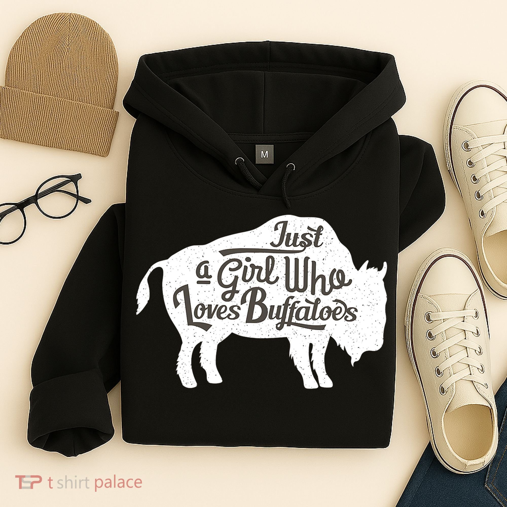 Just A  Who Loves Buffaloes Buffalo Bison Lover  Hoodie