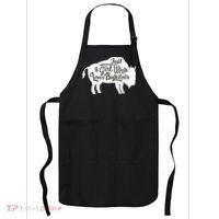 Just A  Who Loves Buffaloes Buffalo Bison Lover  Apron thumb 0