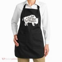 Just A  Who Loves Buffaloes Buffalo Bison Lover  Apron thumb 2