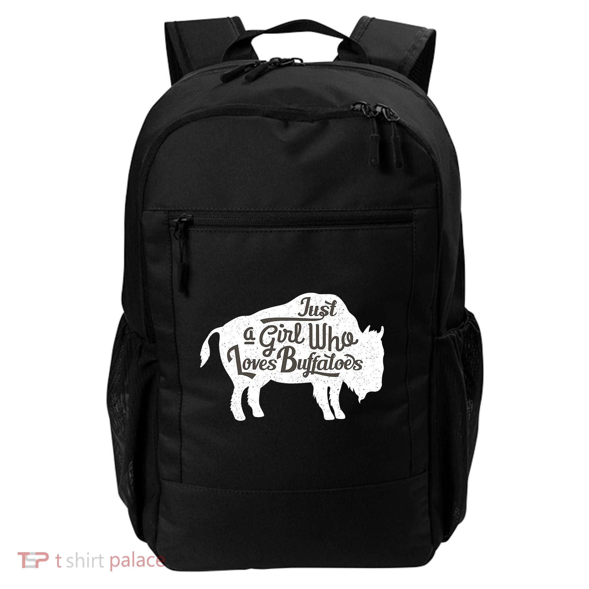 Just A  Who Loves Buffaloes Buffalo Bison Lover  Backpack