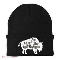 Just A  Who Loves Buffaloes Buffalo Bison Lover  Beanie thumb 0