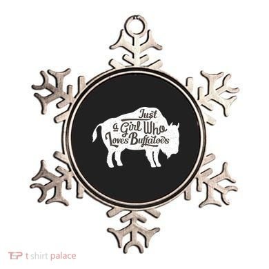 Just A  Who Loves Buffaloes Buffalo Bison Lover  Ornament