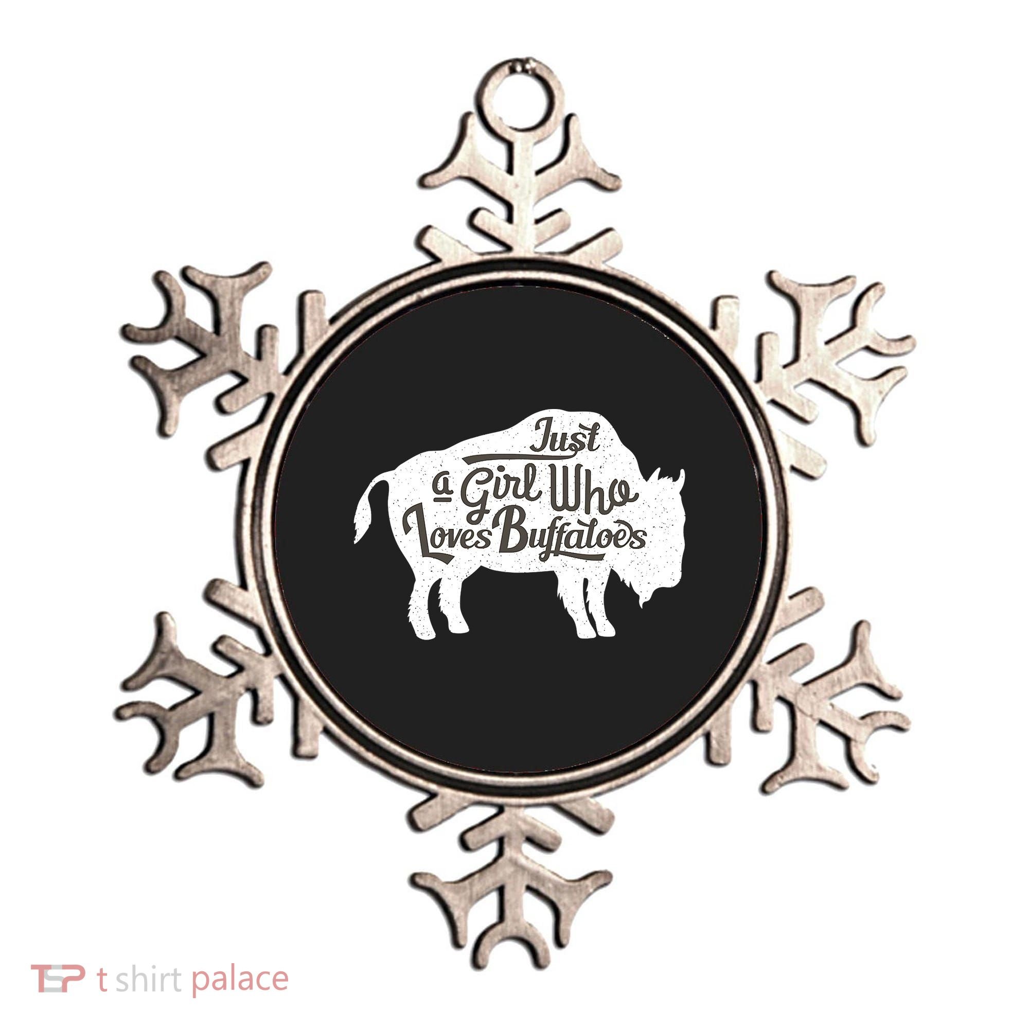 Just A  Who Loves Buffaloes Buffalo Bison Lover  Ornament